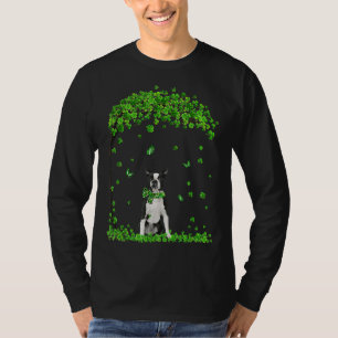 T-shirt Shamroc irlandais de Boston Terrier Jour de la Sai