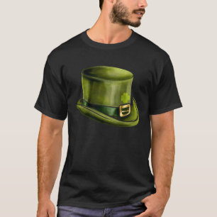 T-shirt Shamrock Casquette de Leprechauns Vert sur St Part