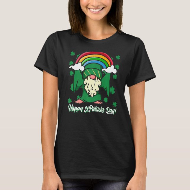 T-shirt Shamrock de la Saint Patrick Gnome Shenanigans ave (Devant)