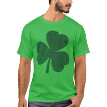 T-shirt Shamrock de Parties scintillant pour femme