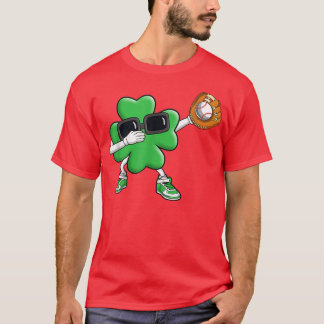 T-shirt Shamrock de softball Lucky Clover Irish St Patrick