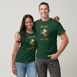 T-shirt Shamrock du drapeau irlandais Aherne