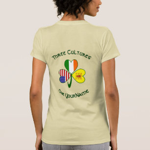 T-shirt Shamrock Écosse Lion Rampant Irlande États-Unis po