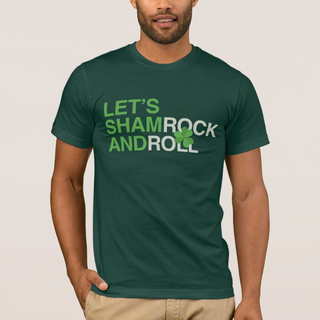 T-shirt Shamrock et marche (Devant)