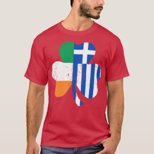 T-shirt Shamrock feuille irish grec pour Jour de la Saint