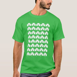 T-shirt Shamrock Grid Pattern