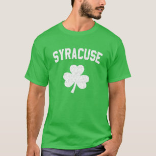 T-shirt Shamrock irlandais américain Syracuse Jour de la S
