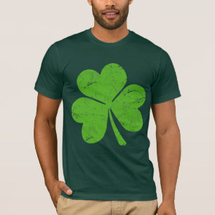 T-shirt Shamrock irlandais vert classique