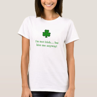 T-shirt shamrock, je ne suis pas irlandais…. mais