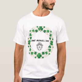 T-shirt Shamrock Lucky Frame St. Patrick’s Day Design