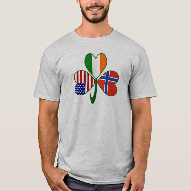 T-shirt Shamrock norvégien (Devant)