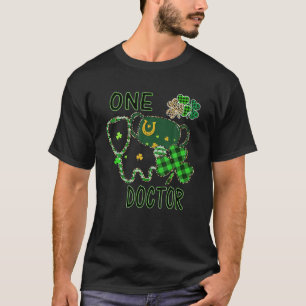 T-shirt Shamrock One Lucky Doctor St Patrick's Day Cadeau