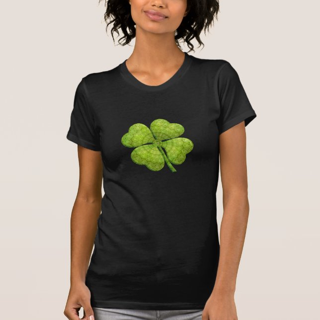 T-shirt Shamrock vert 4 feuilles (Devant)