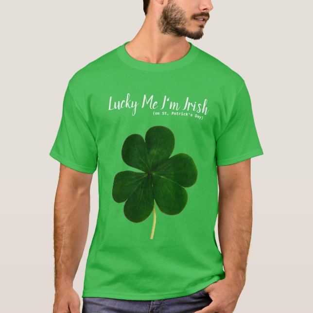 T-shirt Shamrock vert de la fête de la Saint-Patri (Devant)