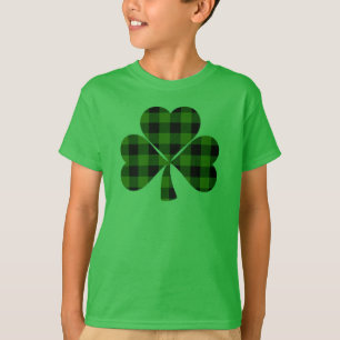 T-shirt Shamrocks de Saint-Patty  vert chanceux plu