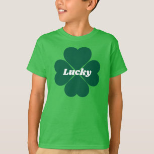 T-shirt Shamrocks de St. Patty caboton vert
