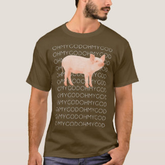 T-shirt Shane Dawson Oh My God Pig