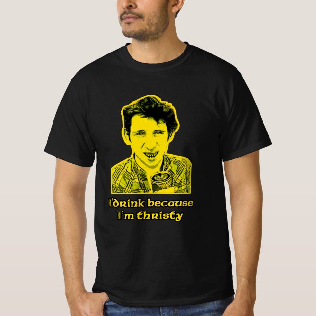 T-shirt Shane drink quote Macgowan (Devant)