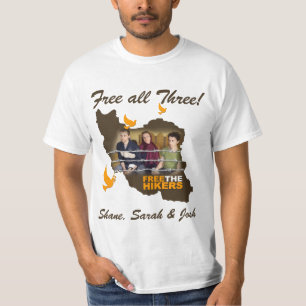 T-shirt Shane, Sarah et Josh : Libérez chacun des trois !