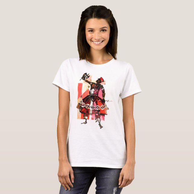 T-shirt Shango orisha (Devant entier)