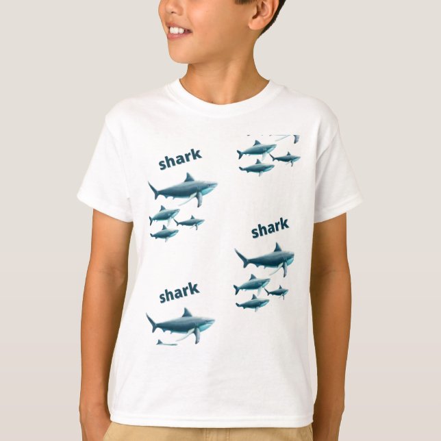 T-shirt Shark  (Vorderseite)