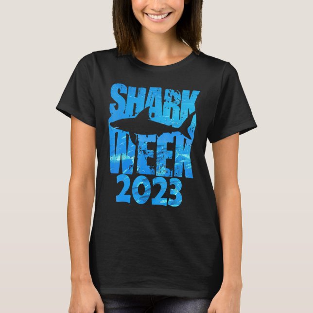 T-shirt Shark 2023 Week Passion Shark Ocean Animal Sea (Devant)