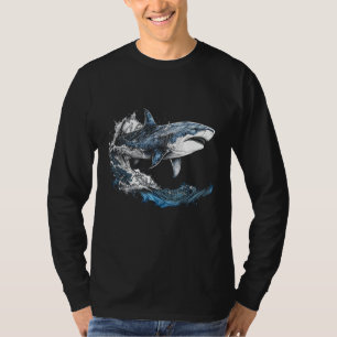 T-shirt Shark Beach Lover Océan Animal Graphisme nouveauté