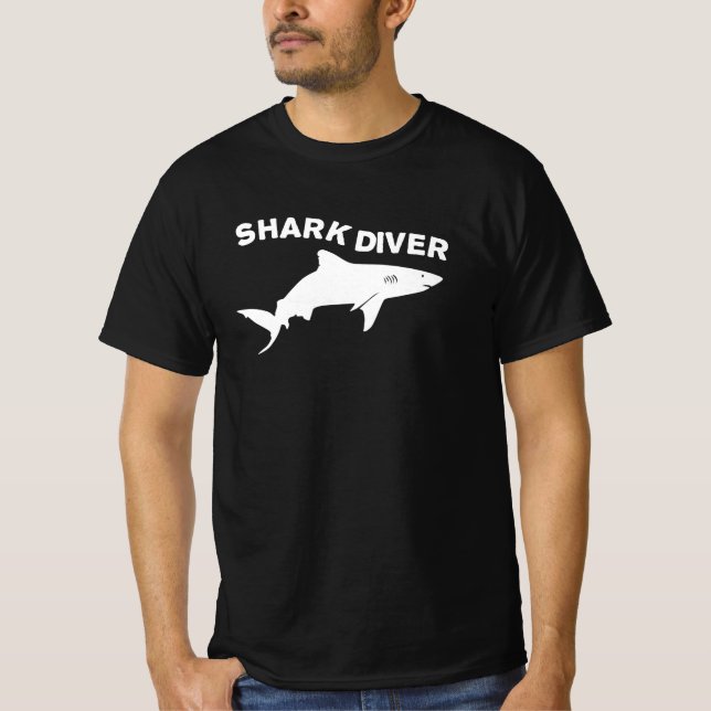 T-shirt Shark Diver (Devant)