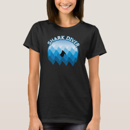T-shirt Shark Diver