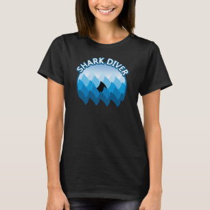 T-shirt Shark Diver