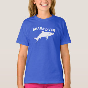 T-shirt Shark Diver