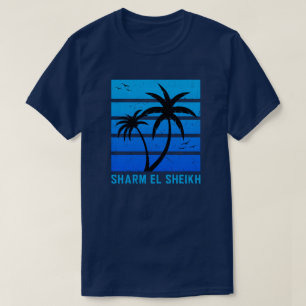T-shirt Sharm El Sheik Vintage déprimée Coucher de soleil 