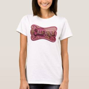T-shirt Sharp Gold CALIFORNIA Impression v2