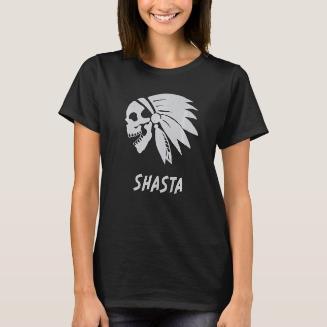 T-shirt Shasta Amérindien Né Liberté Evil Sk (Devant)