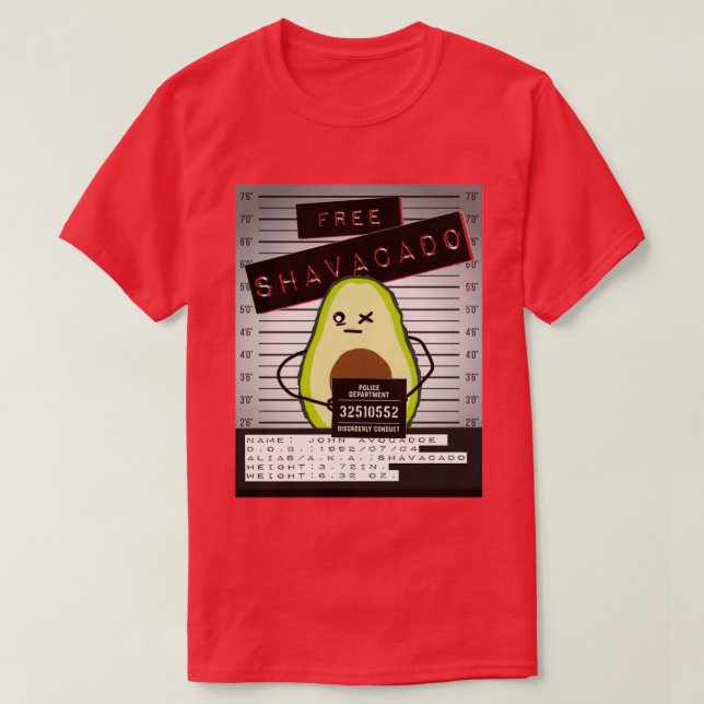 T-SHIRT SHAVACADO GRATUIT 4 (Design devant)