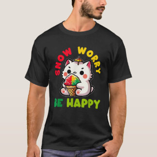 T-shirt Shaved ice Cat Puns Funny Hawaiian Shave Ice Cream