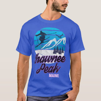 T-shirt Shawnee Peak Bridgton Maine NE Station de ski Snow