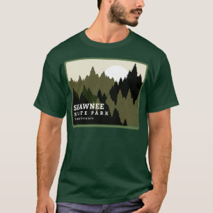 T-shirt Shawnee State Park Pennsylvania Forest Sunrise