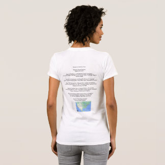 T-shirt Shayna Dort À Travers L'Amérique