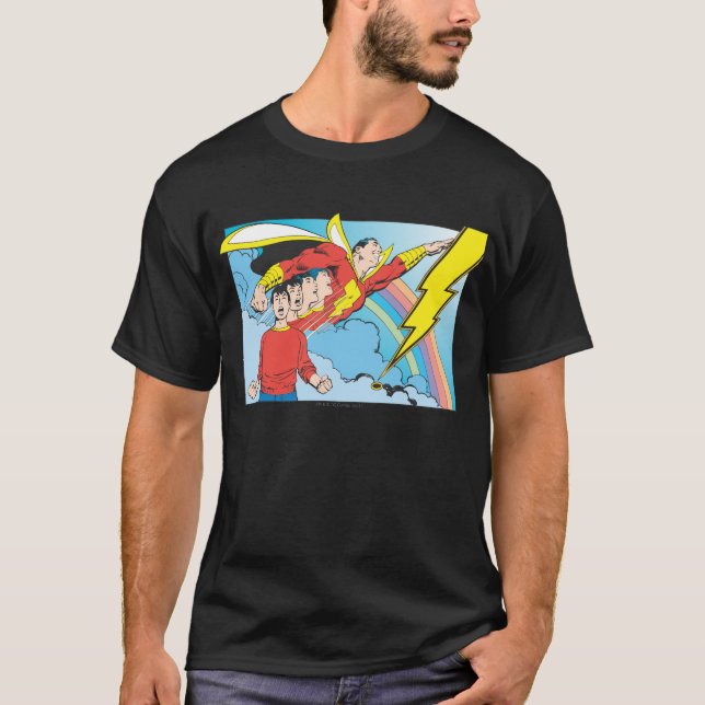 T-shirt SHAZAM/Billy Batson (Devant)