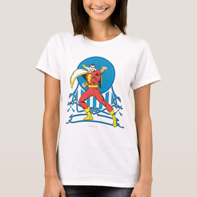 T-shirt SHAZAM dans la lutte (Devant)