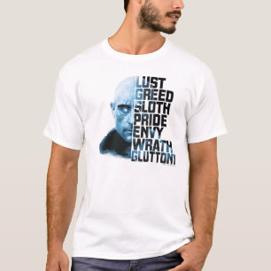 T-shirt SHAZAM ! Dr Sivana Sept péchés mortels Graphique