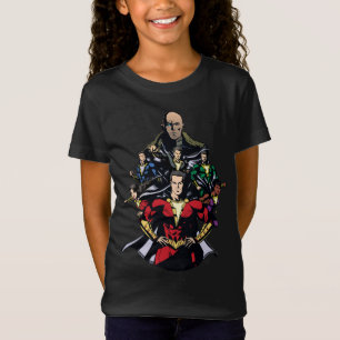 T-Shirt SHAZAM ! famille de Shazam contre Dr. Sivana