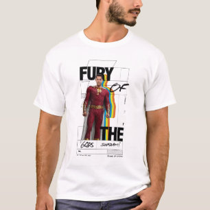 T-shirt SHAZAM ! Furie des dieux   Art de style d'album ré