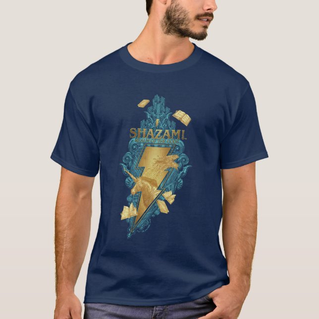 T-shirt SHAZAM ! Furie des dieux | Le royaume des dieux Lo (Devant)