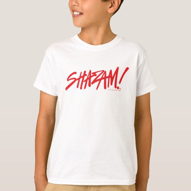 T-shirt SHAZAM ! Furie des dieux | Logo Red Marker (Devant)
