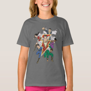 T-shirt SHAZAM ! graphique de famille de   Shazam