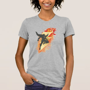 T-shirt SHAZAM ! graphique de tigre et de foudre de