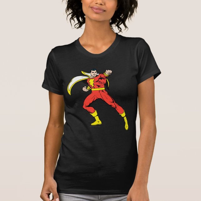 T-shirt Shazam prêt à combattre (Devant)