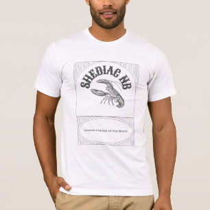 T-shirt Shediac NB La capitale mondiale du homard